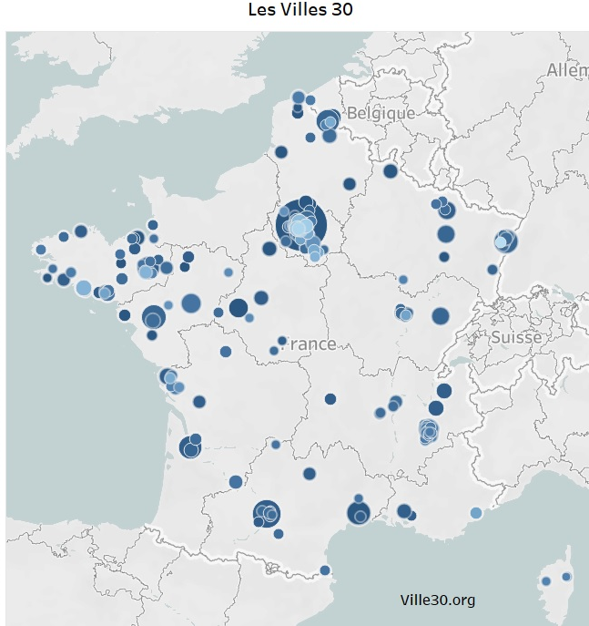 carte des villes 30